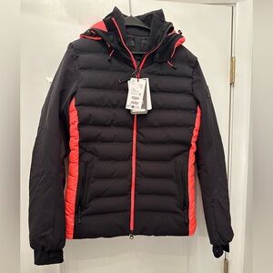 NWT NIB BOGNER Fire And Ice Janka3 Ski Jacket Black Pink Size 8